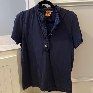 Tory Burch navy polo